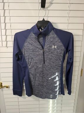 Under Armour Navy Quarter-Zip Performance Pullover